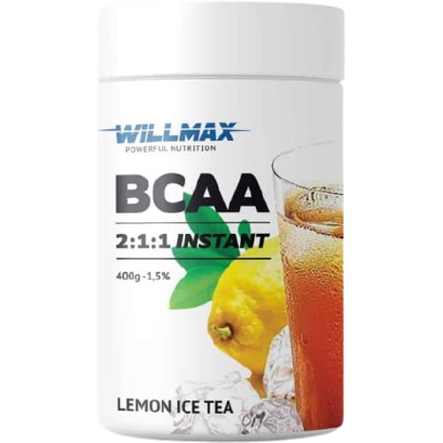 Аминокислота для спорта Willmax BCAA 2:1:1 Instant 400 g /80 servings/ Lemon Ice Tea