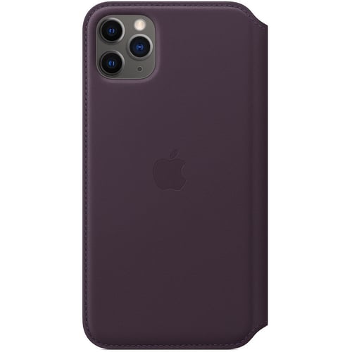 Чохол для iPhone Apple Leather Folio Case Aubergine (MX092) for iPhone 11 Pro Max