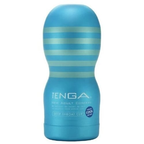 Мастурбатор Tenga Deep Throat Cup Cool Edition з мастилом, що охолоджує (глибока ковтка)