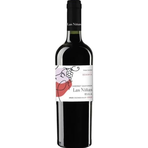 Вино Las Ninas Ella Reserva Cabernet Sauvignon Bio красное сухое 0.75л (WHS7804661040640)