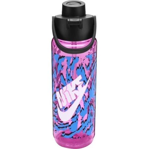 Фляга Пляшка NIKE TR RENEW RECHARGE CHUG BOTTLE 24 OZ Рожево-чорно-синьо-білий Уні 709 мл (N.100.7637.660.24)