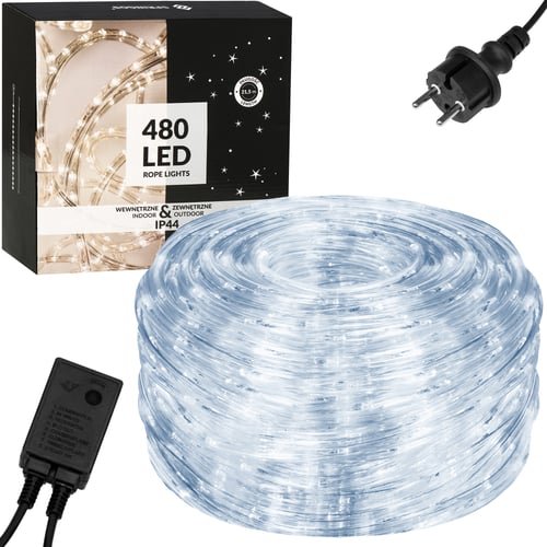 Гірлянда Springos Rope Lights вуличний дюралайт 20 м 480 LED холодний білий (CL1205)