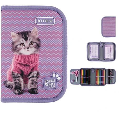 Пенал Kite 622H Studio Pets с наполнением (SP24-622H-1)