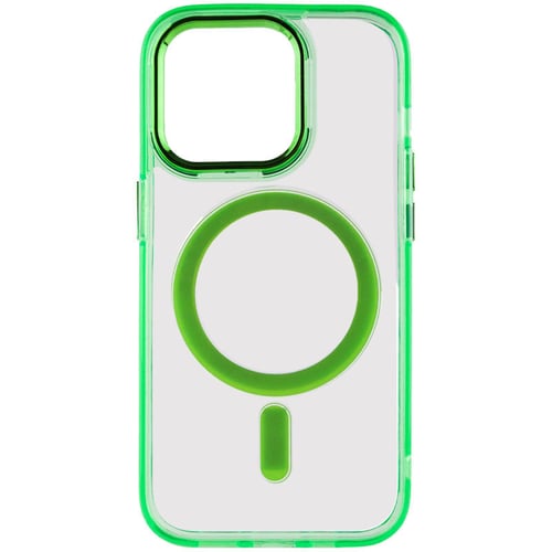 Чохол для iPhone Epik TPU Iris with MagSafe Light Green для iPhone 14