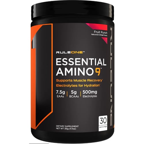 Аминокислота для спорта Rule 1 Essential Amino 9 315 g / 30 servings / Fruit punch