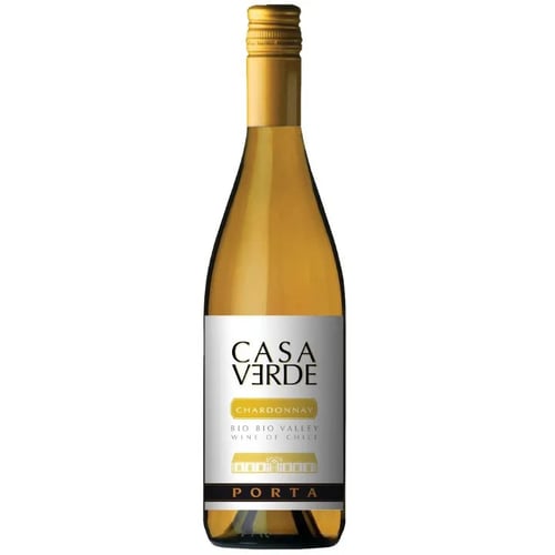 Вино Casa Verde Chardonnay, белое сухое, 0.75л 13% (DIS7808765712557)