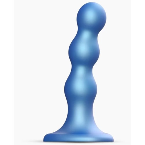 Фаллоимитатор Strap-On-Me Dildo Plug Balls M bleu Мetallic