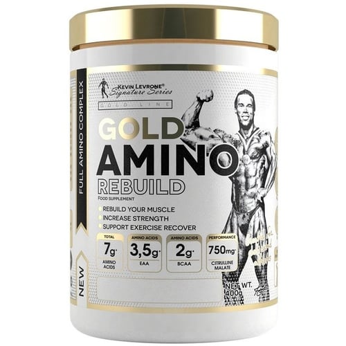 Аминокислота для спорта Kevin Levrone Gold Amino Rebuild 400 g /40 servings/ Mango Lemon