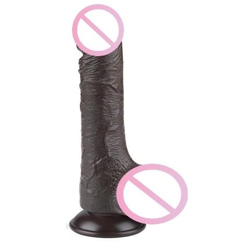 Фаллоимитатор LoveToy Sliding-Skin Dual Layer Dong 7.5" Black