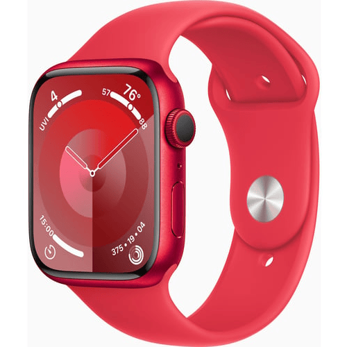 Apple Watch Series 9 45mm GPS (PRODUCT) RED Aluminum Case with (PRODUCT) RED Sport Band - S/M (MRXJ3)Approved Вітринний зразок