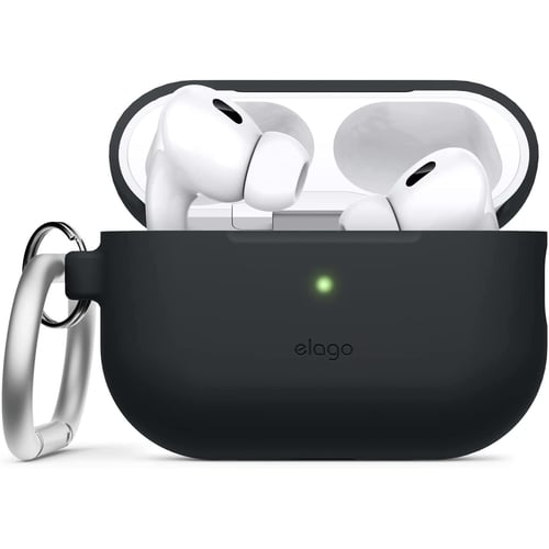 Чохол для навушників Elago Silicone Hang Case Black (EAPP2SC-HANG-BK) для Apple AirPods Pro 2