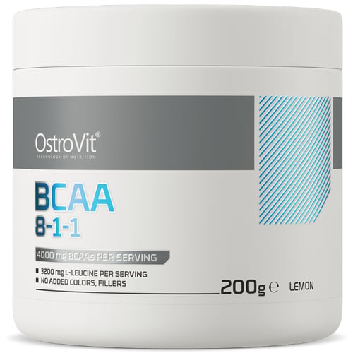 Аминокислота для спорта OstroVit BCAA 8-1-1 200 g / 40 servings / Lemon