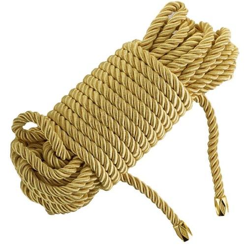 Мотузка для шибарі LOCKINK SEVANDA Shibari Pratice Rope Golden, 8 метрів