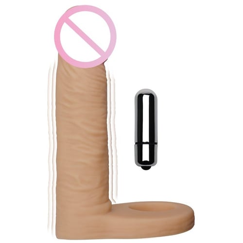 Насадка для двойного проникновения LoveToy The Ultra Soft Double Vibrating 5.8"