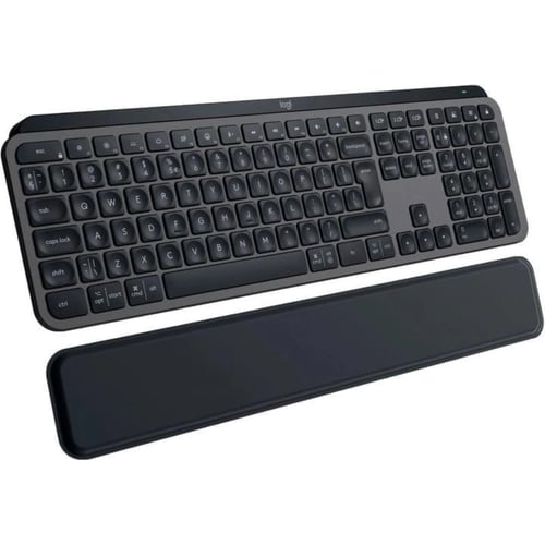 Клавіатура Logitech MX Keys Plus Palmrest Wireless UA Graphite (920-011589)