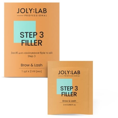 JolyLab Step 3 Засіб для ламінування брів та вій 3 шт. х 2 ml