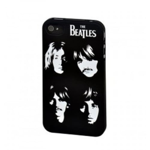 Чехол Benjamins для Iphone 4S "Beatles white faces" (B4BLACK)