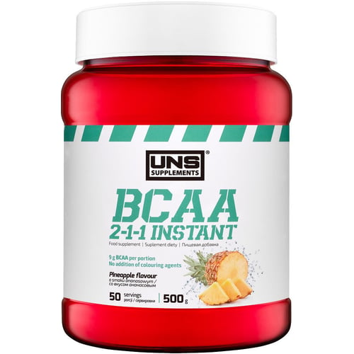 Аминокислота для спорта UNS BCAA 2-1-1 Instant 500 g /50 servings/ Pineapple