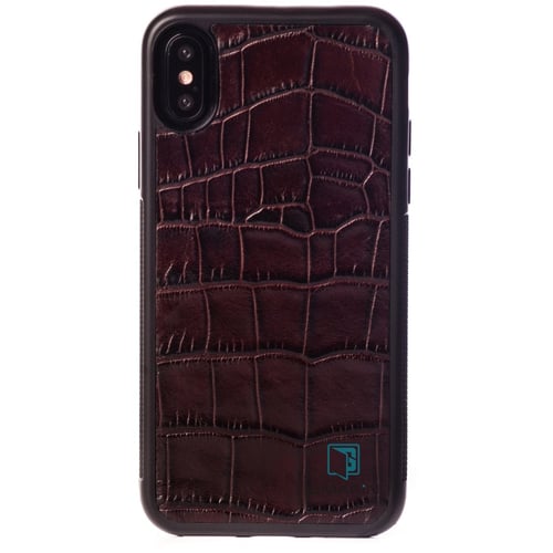 Чохол для iPhone Gmakin Leather Case Matte Brown (GLI05) for iPhone X/iPhone Xs