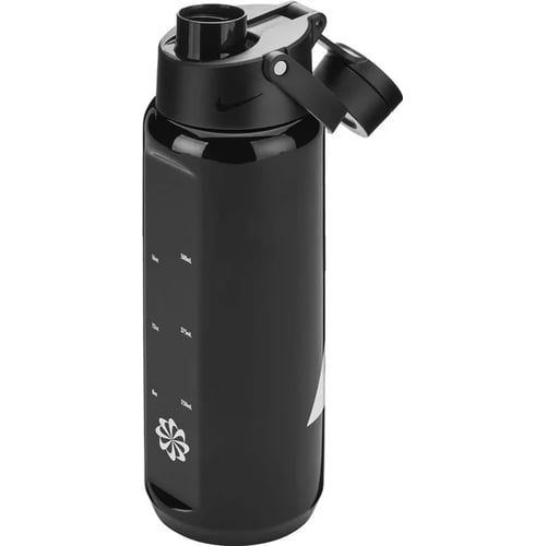 Фляга Пляшка Nike SS RECHARGE CHUG BOTTLE 24 OZ Чорно-біла Уні 709 мл (N.100.7629.087.24)