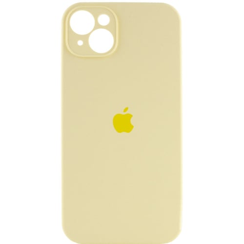 Чохол для iPhone Mobile Case Silicone Case Full Camera Protective Mellow Yellow for iPhone 15