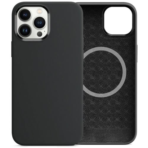 Чохол для iPhone Comma Magnetic Silicone Nature Series Black для iPhone 15