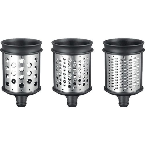 Набор барабанов для насадки-овощерезки KitchenAid 5KSMEMVSC, 3шт