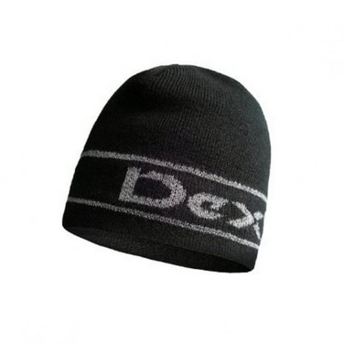 Чоловіча шапка DexShell Beanie Reflective Logo чорна водонепроникна S/M 56-58 см (DH373BLKSM)