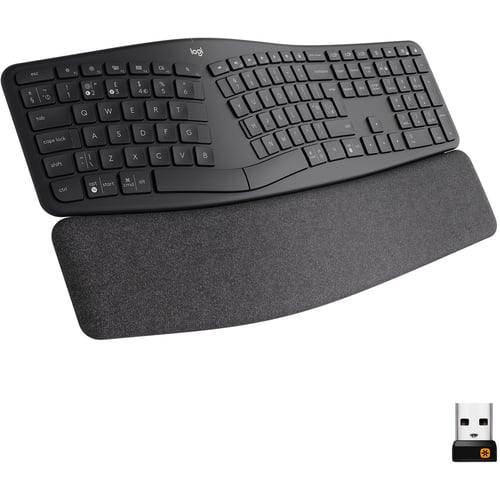 Клавиатура Logitech ERGO K860 Bluetooth/Wireless UA Black (920-010108)