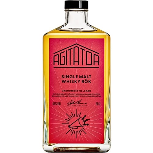 Виски Agitator Single Malt Whisky Rök, 0.7л 43% (WHS7350107460171)