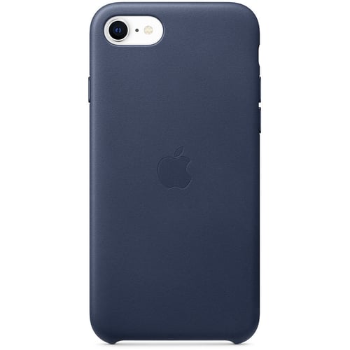 Чохол для iPhone Apple Leather Case Midnight Blue (MXYN2/MMY32) for iPhone SE 2020/iPhone 8/iPhone 7