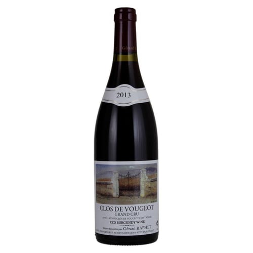 Вино Gerard Raphet Clos Vougeot, 2013 (0,75 л) (BW36967)