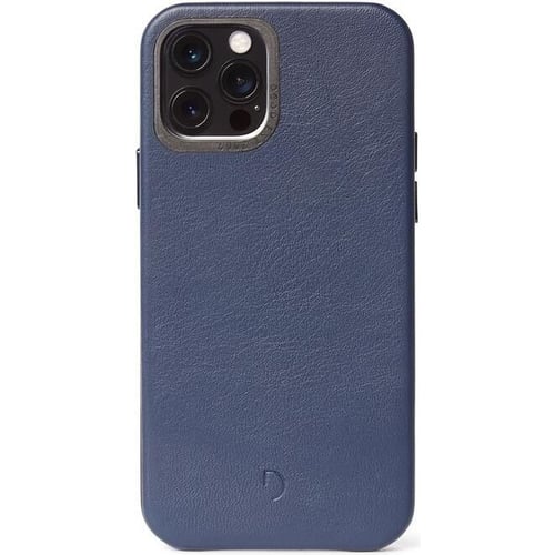 Чохол для iPhone Decoded Leather with MagSafe Blue (D20IPO61BC6NY) for iPhone 12 / iPhone 12 Pro