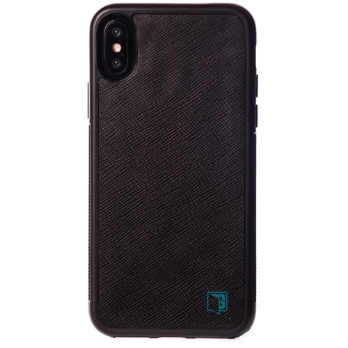 Чохол для iPhone Gmakin Leather Case Safiano Black (GLI13) for iPhone X/iPhone Xs