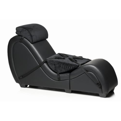 Секс-кресло с подушками Master Series Kinky Sex Lounge with Cushions Black