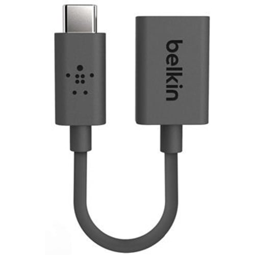 Адаптер Belkin Adapter USB-C to USB-A 14cm Black (F2CU036btBLK)