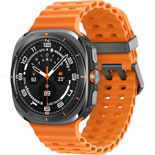 Смарт-годинник Samsung Galaxy Watch Ultra 47mm LTE Titanium Grey with Orange Marine Band (SM-L705FDAA)