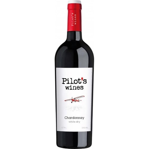 Вино Pilot’s Wines Шардоне біле сухе 0.75 л (DIS_4820188112359)