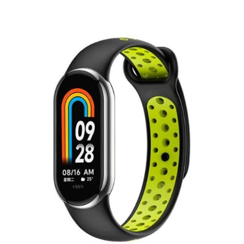 BeCover Vents Style Black-Green (709416) for Xiaomi Mi Smart Band 8/9