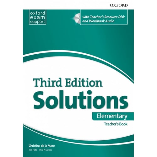 Solutions 3rd Edition Elementary: Teacher's Guide with Teacher's Resource Disk