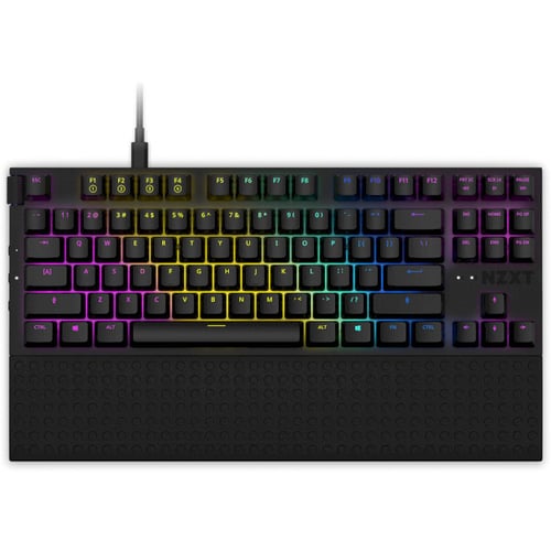 Клавіатура NZXT TKL Gateron Red Switches UK EN Layout Black (KB-1TKUS-BR)