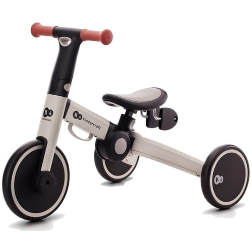 Трехколесный велосипед беговел 3 в 1 Kinderkraft 4Trike Silver Grey (00-00305179)