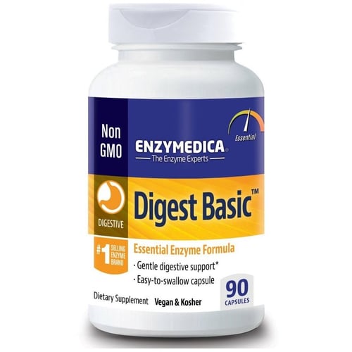 Enzymedica, Digest Basic, Essential Enzyme Formula, 90 Capsules (ENZ-29010)