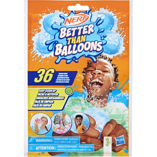 Набор игрушечный водный NERF Hasbro Водяные пули 36 шт. серия Better Than Balloons (F9007)