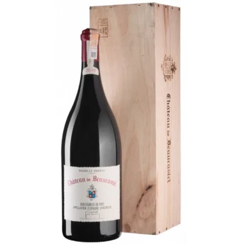 Вино Famille Perrin Perrin et Fils Châteauneuf-du-Pape Rouge Chateau de Beaucastel 2020 червоне сухе 3 л (BWR8307)