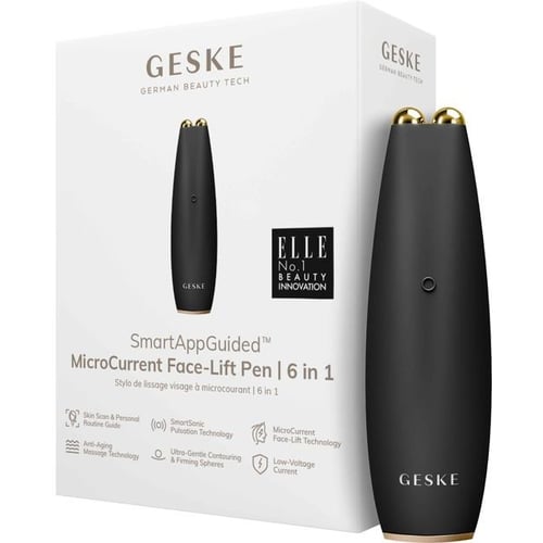 Микротоковая ручка для подтяжки лица GESKE MicroCurrent Face-Lift Pen 6 в 1 Gray (GK000013GY01)