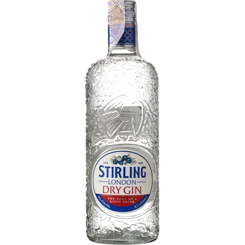 Джин Stirling London Dry Gin 0.7 л  47% (BWR3288)