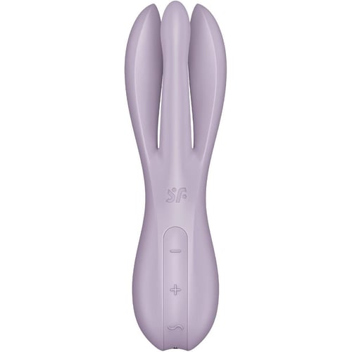 Кліторальний вібратор Satisfyer Threesome 2 Violet: Тип і форма Вибромассажер