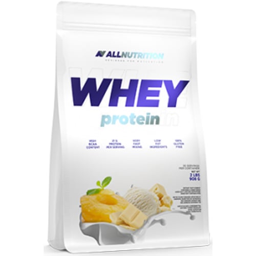 Протеин All Nutrition Whey Protein 908 g /27 servings/ White Chocolate Pineapple