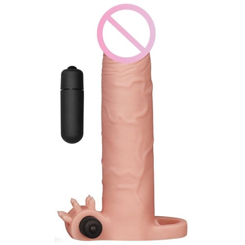 Насадка на член LoveToy Pleasure X-Tender Series Flesh Add 3"